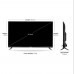 40 INCH SMART FRAMELESS   WITH SOUND BAR TV